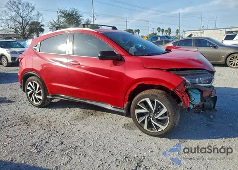 2020 Honda Hr-V Sport из США, поврежденный, VIN 3CZRU5H12LM701351